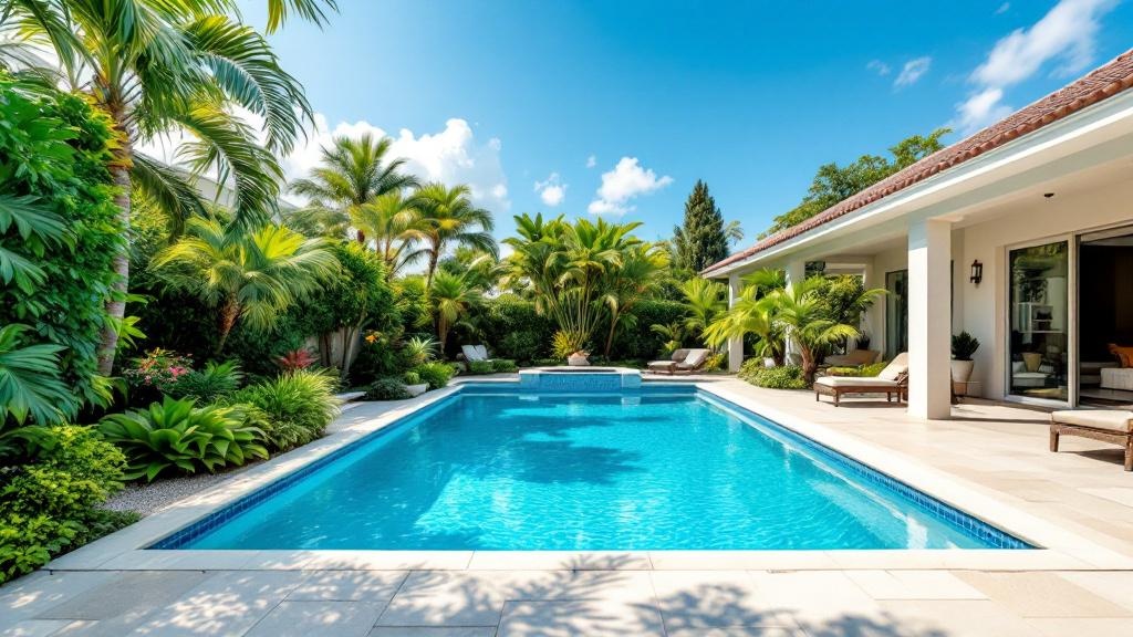 Beautiful residential pool